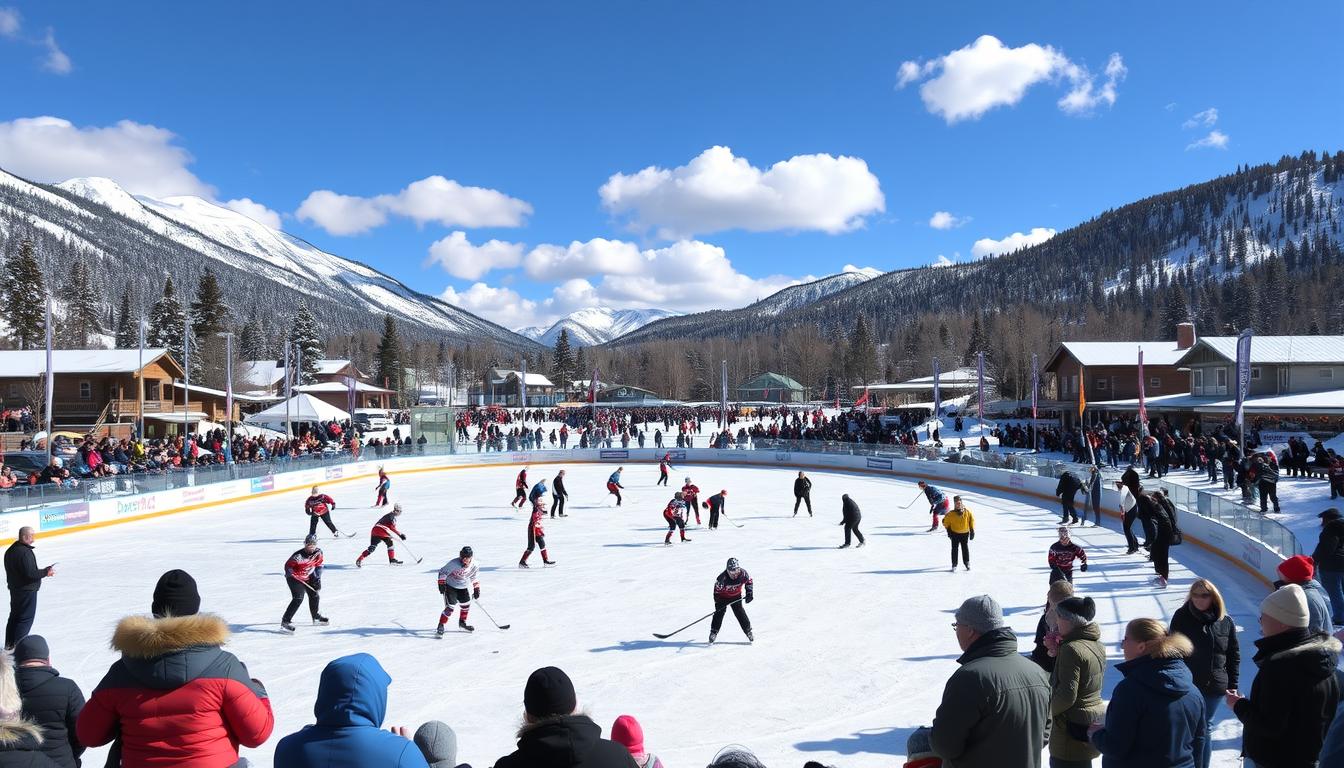 Georgetown, CO’s Pond Hockey Tournament – February 14th, 2025