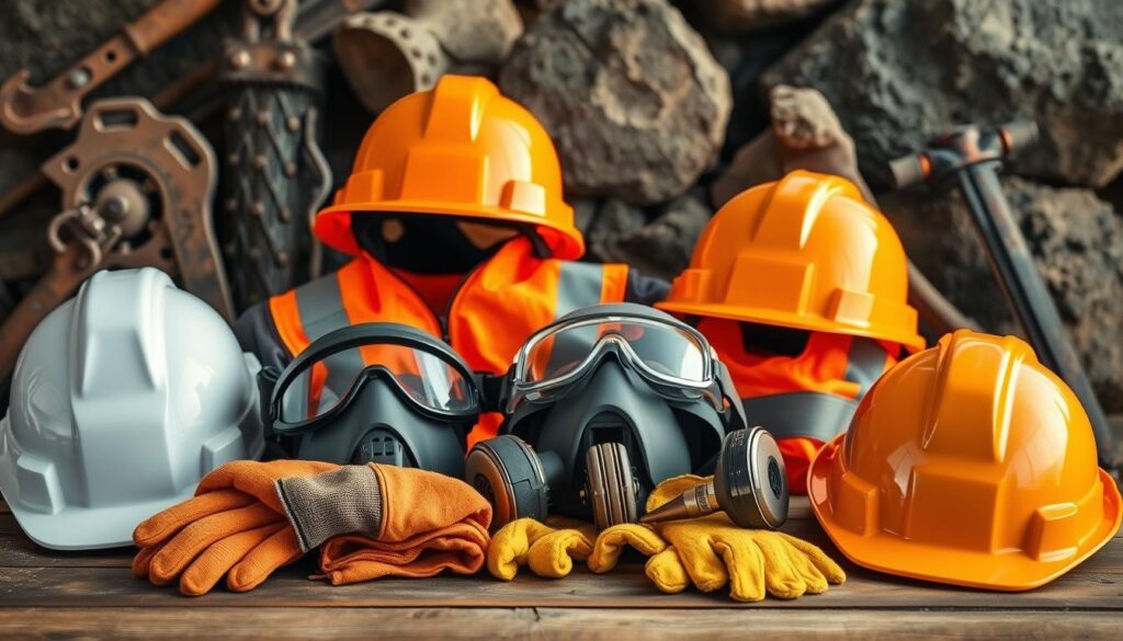 Gold mine safety equipment