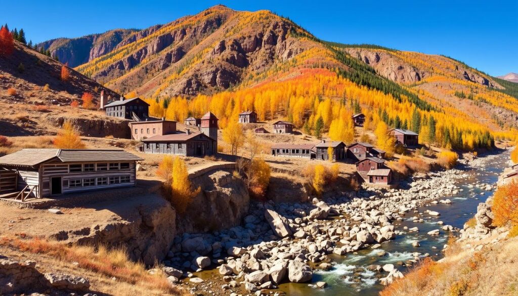 Gold mining landmarks in Colorado